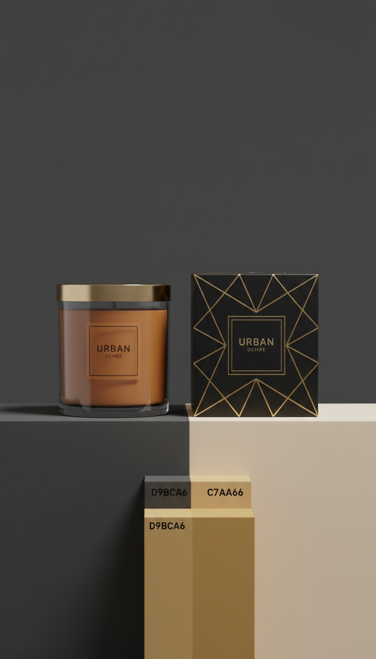 Urban Ochre Statement Candle